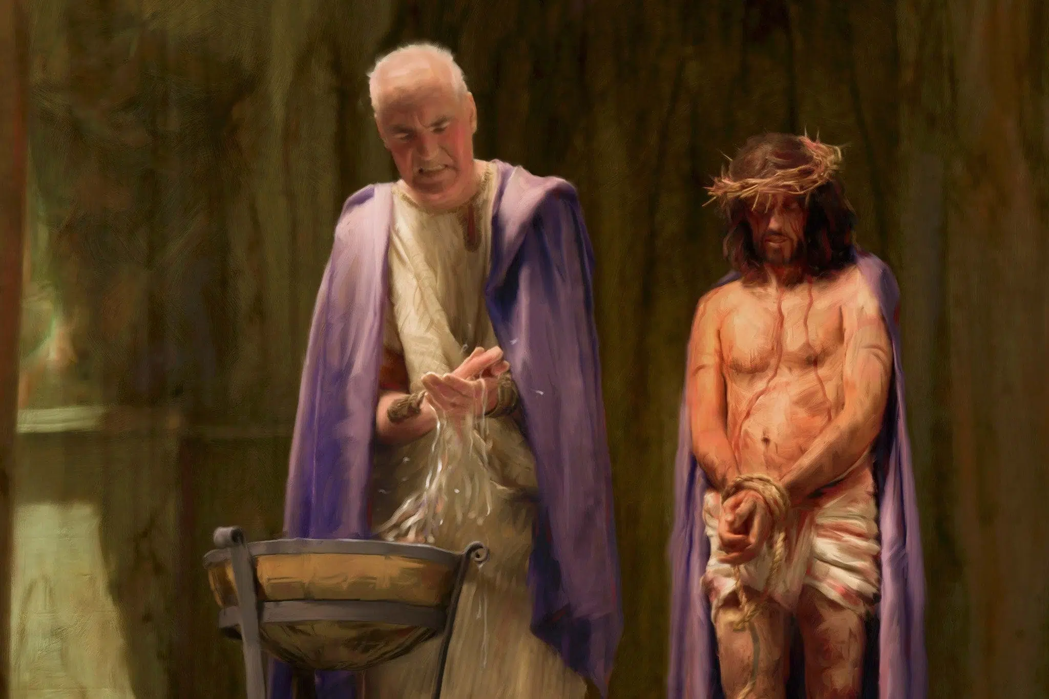 Pilate Washing his hands