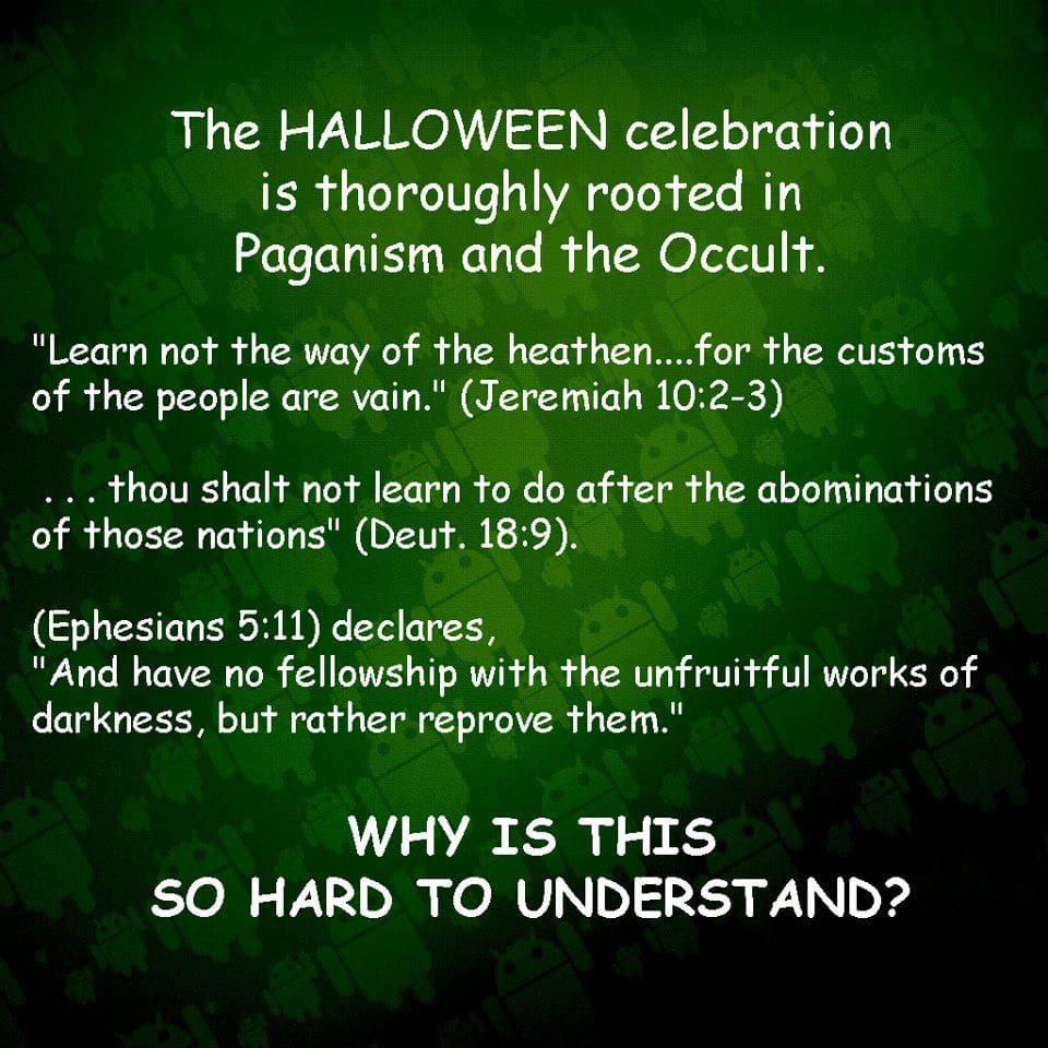 Halloween is Not Christian