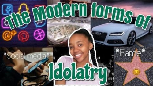 Idolatry: Anything You Worship Other Than Jesus: God The Holy Trinity.